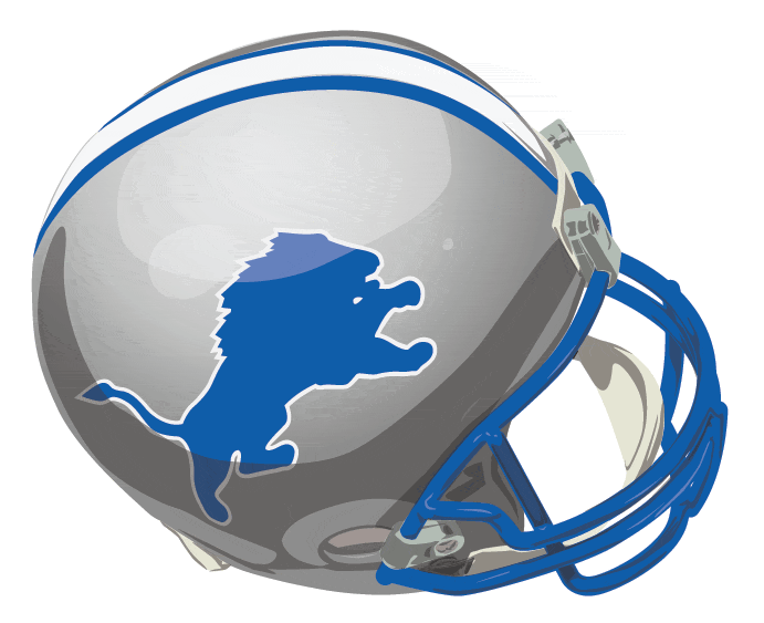 Detroit Lions 1983-2002 Helmet Logo iron on transfers for fabric